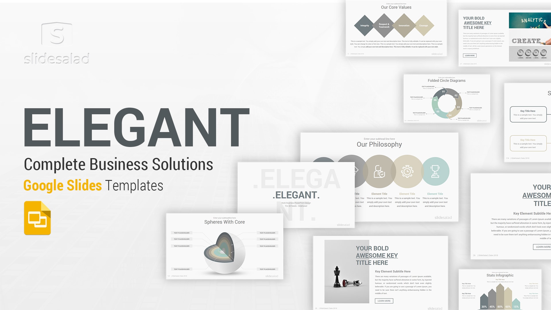 Elegant Google Slides Template Theme Designs – Clean, Impactful & Inspiring Presentation Templates Design