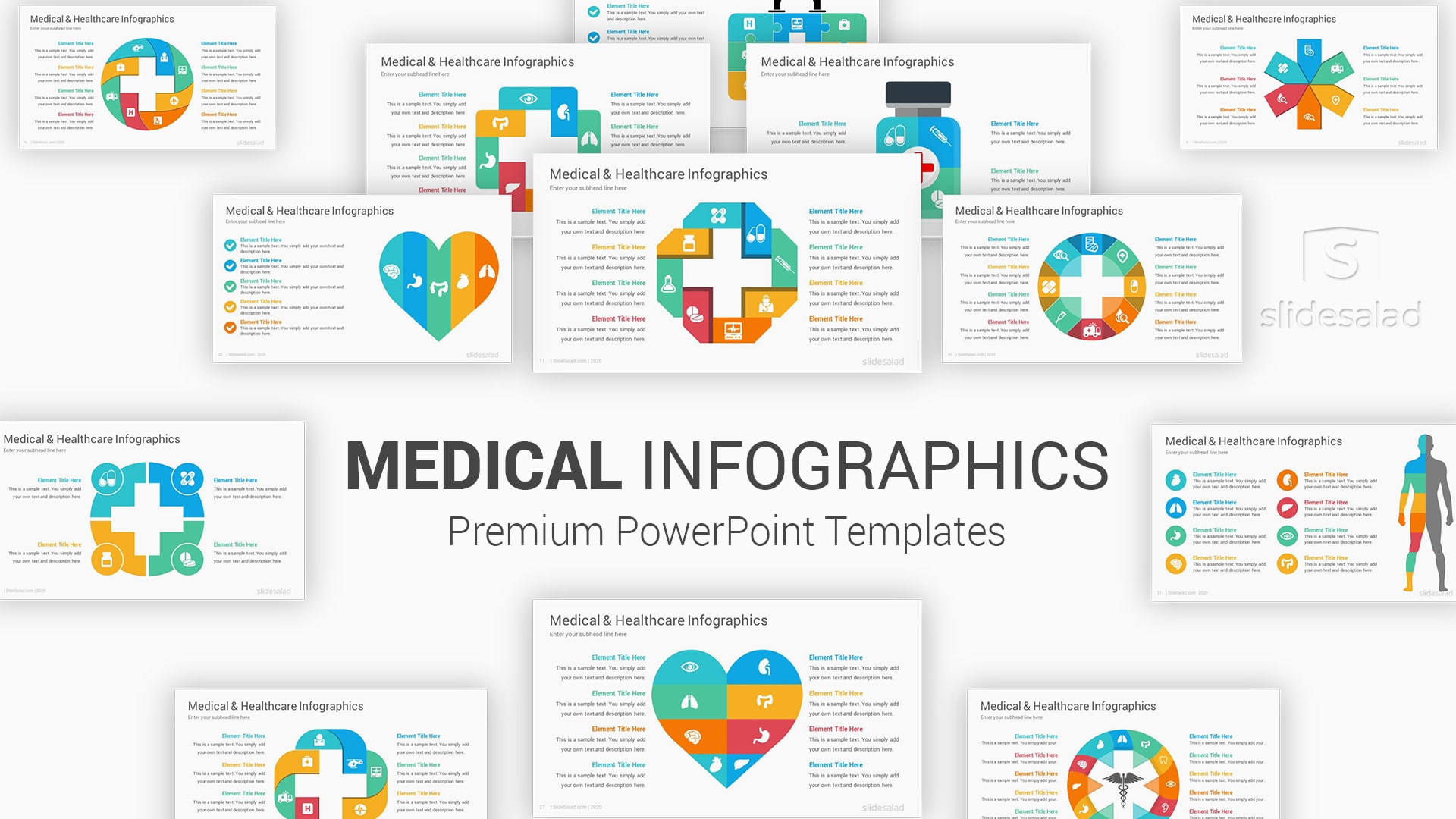 Top Medical Infographics PowerPoint Template Diagrams – Ultimate Medical Health PowerPoint Template